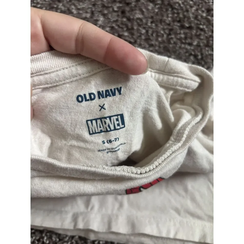 Old Navy Spider-Man Graphic T-Shirt Boys Size 6/7